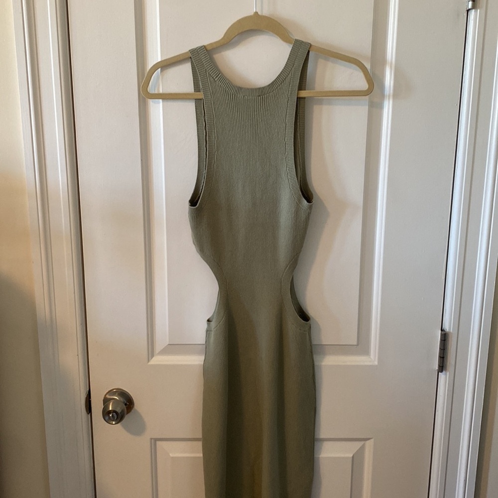 Abercrombie & Fitch Knit Midi Dress with Cutouts - Picture 3 of 6